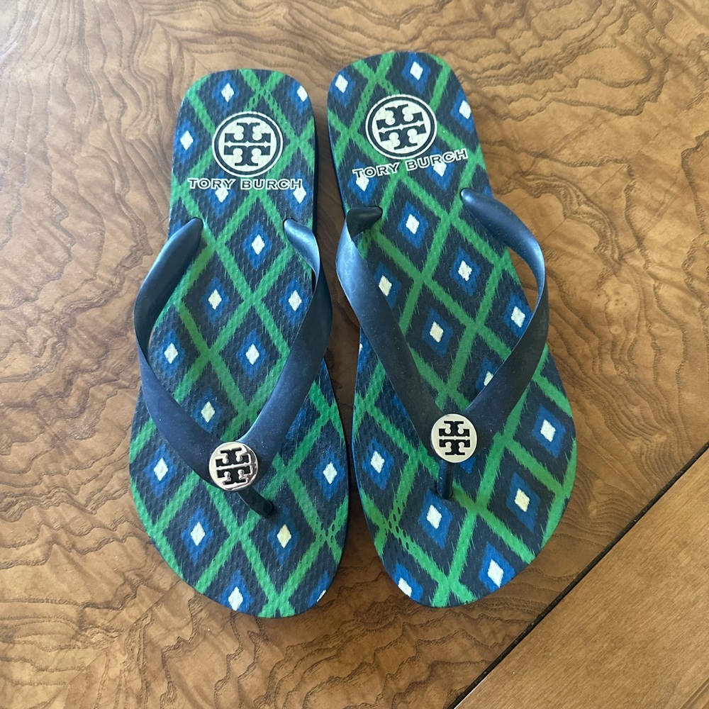 Tory Burch Flip Flops size 8